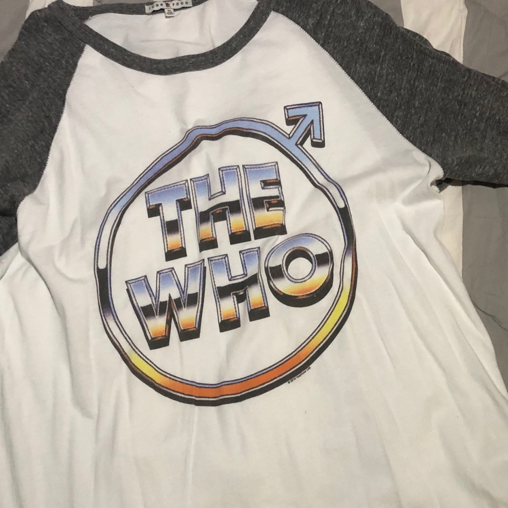 The Who baseball T shirt